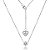 Colar moissanite Elaine Palma ponto de luz  9,5 mm prata 925 - Imagem 5
