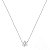 Colar moissanite Elaine Palma ponto de luz  9,5 mm prata 925 - Imagem 1