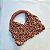 Bolsa Design Natural macramê algodão terracota - Imagem 4