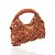 Bolsa Design Natural macramê algodão terracota - Imagem 1