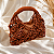 Bolsa de Macramê em Algodão Terracota Design Natural - Imagem 1