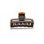 Piranha de cabelo Bianca retangular m chocolate amargo 05 288 - Imagem 1