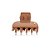 Piranha de cabelo grande Bianca acrilíco caramelo DX 05 003 - Imagem 1