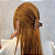 Piranha de cabelo grande Bianca acrilíco caramelo DX 05 003 - Imagem 2