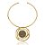 Colar aro drusa ouro semijoia 49190 - Imagem 1
