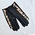 Luvas de veludo preto animal print - Imagem 4