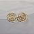 Brinco espiral ouro fosco semijoia 49015 - Imagem 2