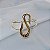 Bracelete curvado ouro semijoia 49245 - Imagem 2