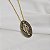Colar Nino Bran Nossa Senhora ouro vintage semijoia - Imagem 3