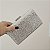 Clutch retangular strass prateado - Imagem 3