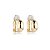 Brinco pressão meia argolinha ouro semijoia 24a07006 - Imagem 6