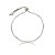 Pulseira gravatinha fina zircônia ródio semijoia 24k20080 - Imagem 4