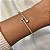 Pulseira aro flexível zircônia ouro semijoia 24k19069 - Imagem 2