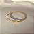 Pulseira aro flexível zircônia ouro semijoia 24k19069 - Imagem 3