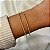 Bracelete aro duplo zircônia ouro semijoia 24k18088 - Imagem 1
