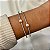 Bracelete aro duplo pérola zircônia ródio semijoia 24k19065 - Imagem 2
