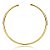 Colar aro tubo ouro semijoia 49315 - Imagem 1