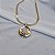 Colar corrente malha oval zircônia ouro semijoia XL2576 - Imagem 8