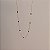 Colar choker zircônia preta ouro semijoia 1242 - Imagem 3