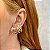 Brinco ear cuff zircônia ouro semijoia BA 7263 - Imagem 2