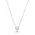 Colar Elaine Palma flor solaris moissanite prata 925 - Imagem 1