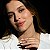 Colar Elaine Palma flor solaris moissanite prata 925 - Imagem 3