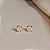 Brinco Elaine Palma flor glam moissanite ouro prata 925 6mm - Imagem 9