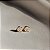 Brinco Elaine Palma flor glam moissanite ouro prata 925 6mm - Imagem 7