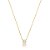 Colar Elaine Palma flor glam moissanite ouro prata 925 6 mm - Imagem 1