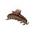 Piranha de cabelo francesa Finestra animal print marrom claro N428CMC - Imagem 1