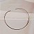 Colar aro fino choker liso ródio semijoia - Imagem 2