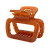 Piranha vazada acetato laranja - Imagem 3