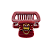 Piranha vazada acetato burgandy - Imagem 4