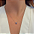Colar corrente cristal tanzanita prata 925 - Imagem 2