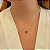Colar corrente cristal esmeralda fusion prata 925 - Imagem 2