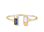 Pulseira pedra natural cianita azul e selenita - Imagem 1