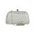 Clutch trapézio cristais prateado FSS-65 - Imagem 2