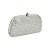 Clutch trapézio cristais prateado FSS-65 - Imagem 1