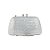 Clutch trapézio strass prateado S-284 - Imagem 2