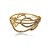 Bracelete Claudia Arbex cristais ouro vintage - Imagem 5