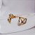 Bracelete Claudia Arbex cristais ouro vintage - Imagem 2