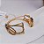 Bracelete Claudia Arbex cristais ouro vintage - Imagem 4