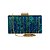 Clutch retangular acrílico azul e verde teal Y-88 - Imagem 2