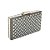 Clutch retangular cristais grafite S-404 - Imagem 1