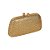 Clutch trapézio strass dourado S-284 - Imagem 1