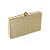 Clutch retangular dourado E-52 - Imagem 1