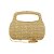 Clutch palha marrom escuro S-400 - Imagem 2