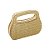 Clutch palha marrom escuro S-400 - Imagem 1