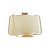 Clutch trapézio dourado E-18 - Imagem 2