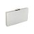 Clutch retangular prateado E-57 - Imagem 1